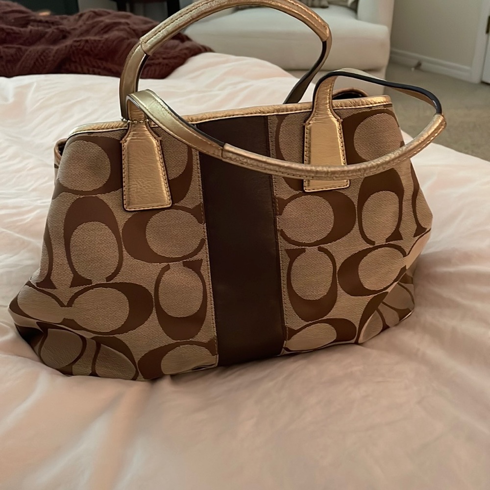 Coach Gold Purse